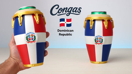 Dominican Conga Drink Holder & Bottle Opener 🇩🇴