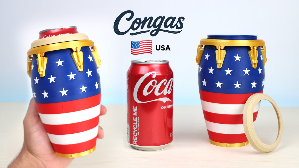 USA Conga Drink Holder & Bottle Opener 🇺🇸