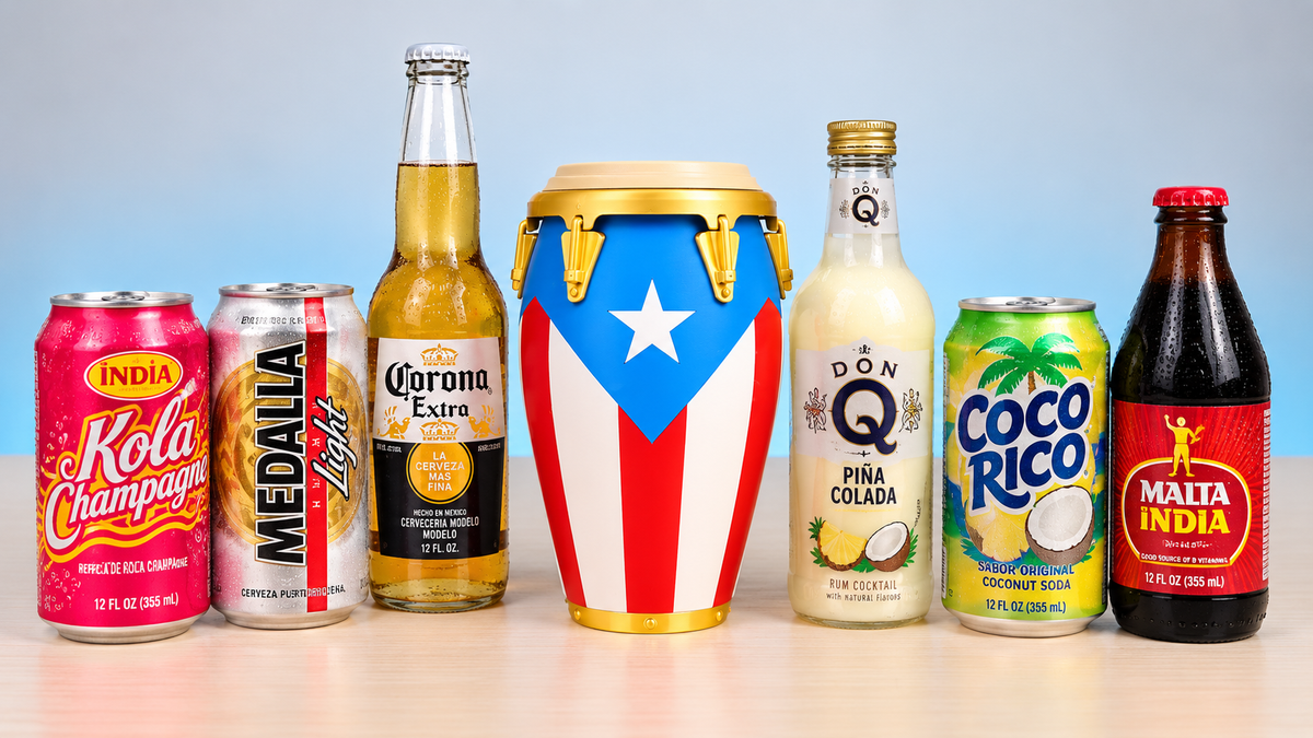 Puerto Rico Conga Drink Holder & Bottle Opener 🇵🇷