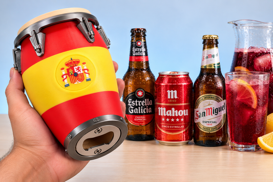Spain Conga Drink Holder & Bottle Opener 🇪🇸