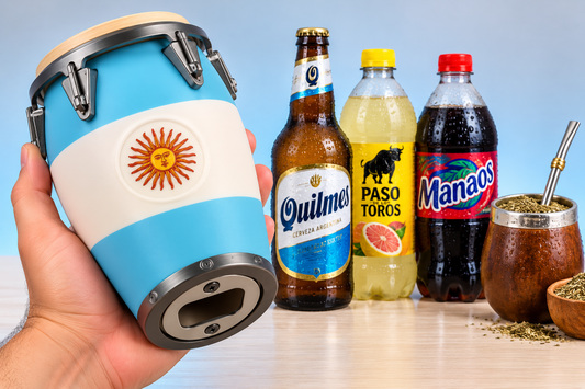 Argentina Conga Drink Holder & Bottle Opener 🇦🇷