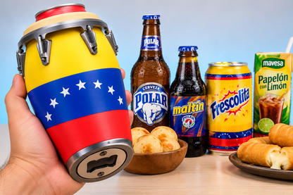 Venezuela Conga Drink Holder & Bottle Opener 🇻🇪