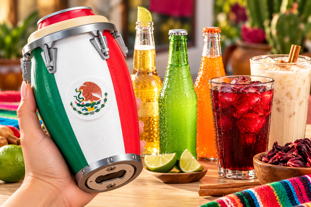 Mexico Conga Drink Holder & Bottle Opener 🇲🇽